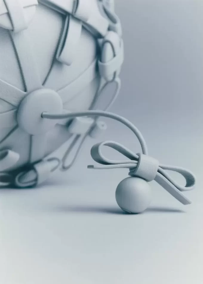 Button Bow Sphere Edition  Cloud