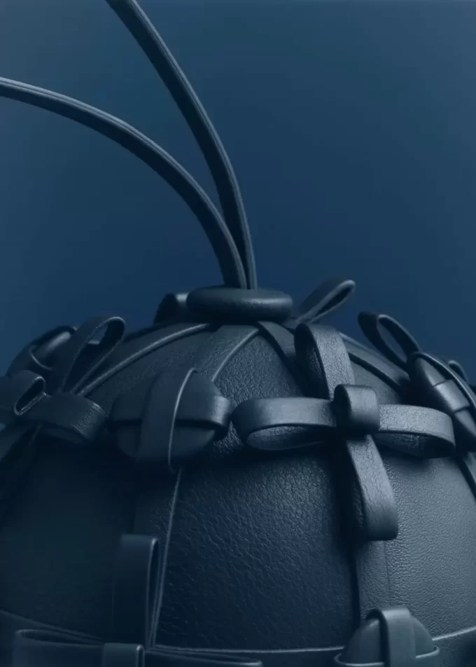 Button Bow Sphere Edition  Ink