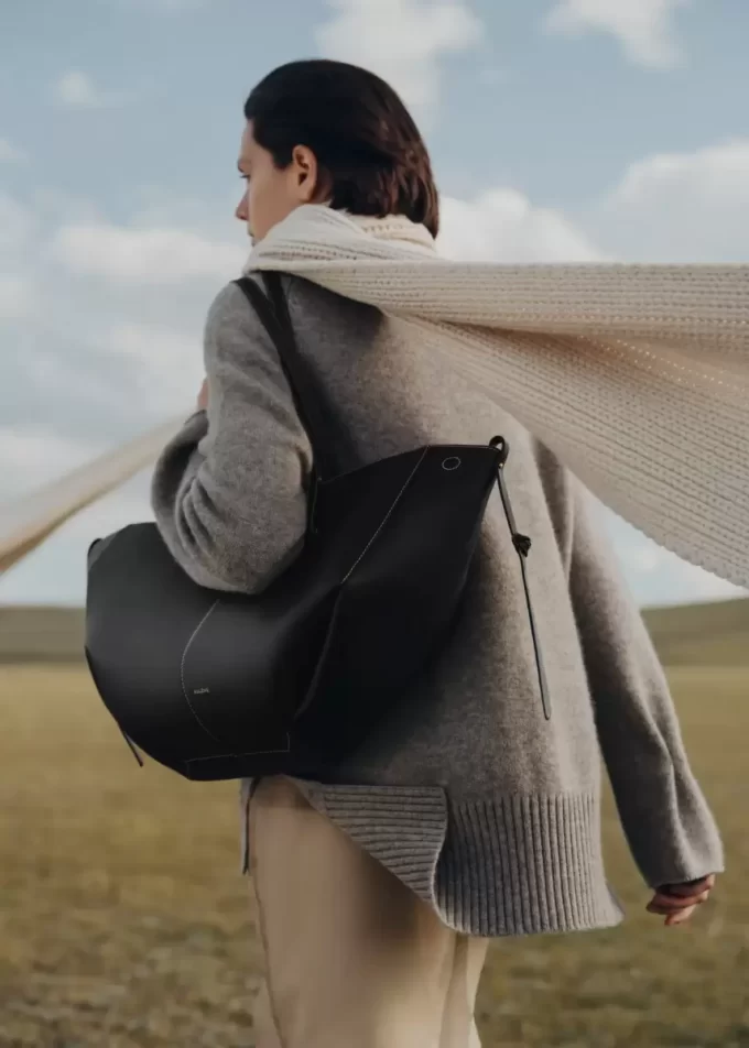 Cyme Edition Textured Black with Ecru Stitching Cyme Edition Textured Black with Ecru Stitching