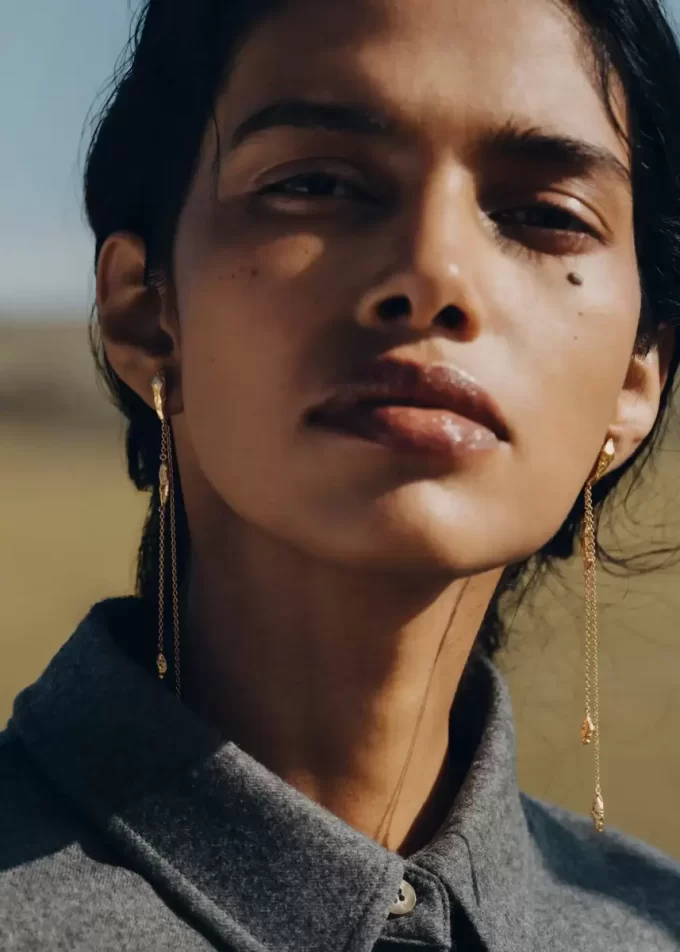 Eroz Chain Earrings Edition gilded edition Eroz Chain Earrings Edition gilded edition