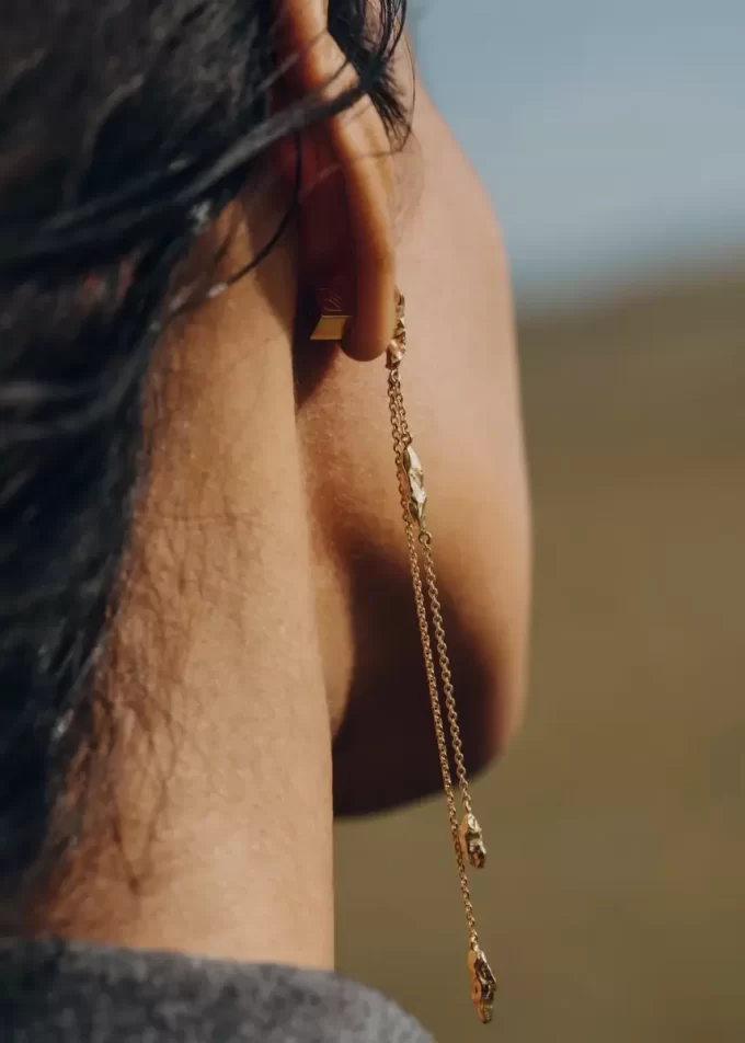 Eroz Chain Earrings Edition gilded edition Eroz Chain Earrings Edition gilded edition
