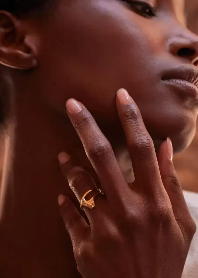 Eroz Fine Ring Edition  24 carat gold gilded