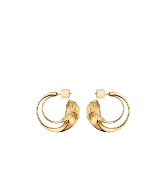 Eroz Hoop Earrings Edition 24 carat gold gilded Eroz Hoop Earrings Edition 24 carat gold gilded