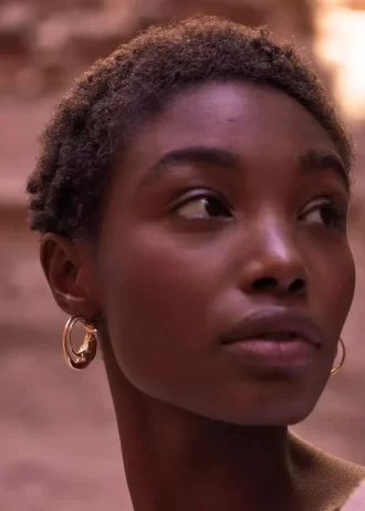 Eroz Hoop Earrings Edition 24 carat gold gilded Eroz Hoop Earrings Edition 24 carat gold gilded