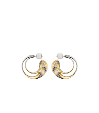 eroz hoop earrings edition duo palladium with 24 carat gold plating 1 330x378 - Eroz Hoop Earrings Edition  Duo palladium with 24 carat gold plating