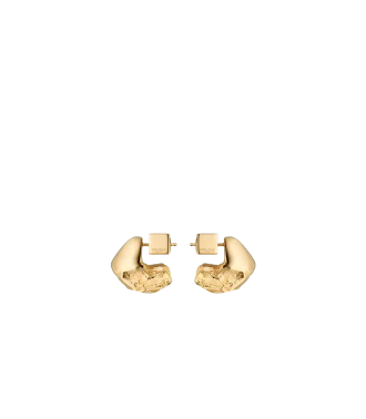 Eroz Stud Earrings Edition  24 carat gold gilded