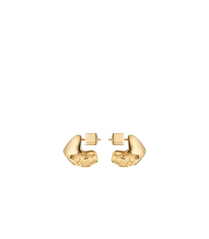 Eroz Stud Earrings Edition 24 carat gold gilded Eroz Stud Earrings Edition 24 carat gold gilded