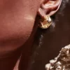 Eroz Stud Earrings Edition 24 carat gold gilded Eroz Stud Earrings Edition 24 carat gold gilded