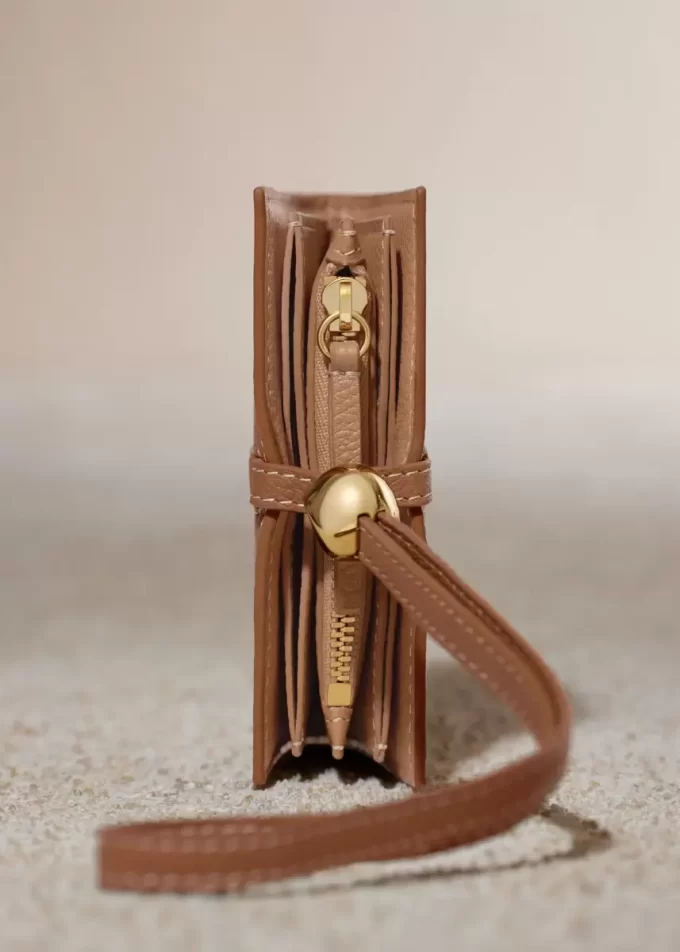 Kayé Card Holder Edition Textured Duo Camel Kayé Card Holder Edition Textured Duo Camel