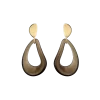 Naé Drop Earrings Edition  Smoked glass