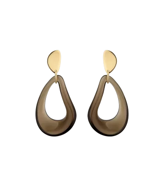 Naé Drop Earrings Edition Smoked glass Naé Drop Earrings Edition Smoked glass