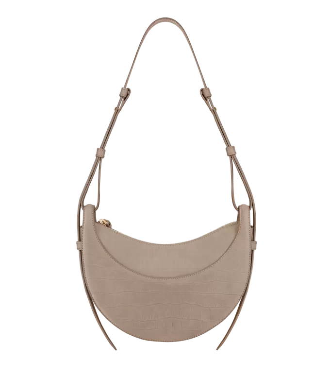 Numéro Dix Edition  Crocodile Nubuck Taupe