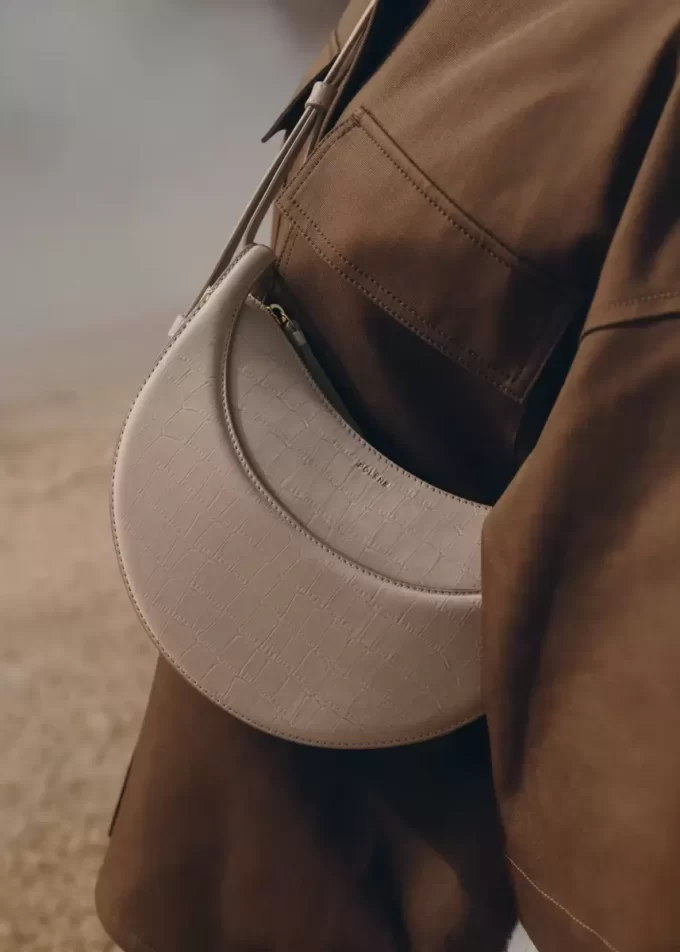 Numéro Dix Edition  Crocodile Nubuck Taupe