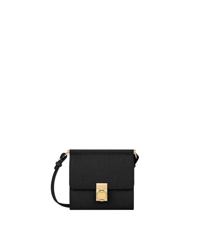 Numéro Sept Crossbody Wallet Edition  Textured Black