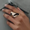 Éole Draped Ring Edition 24 carat gold gilded Éole Draped Ring Edition 24 carat gold gilded