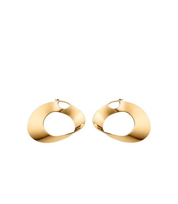 Éole Hoop Earrings Edition  24 carat gold gilded