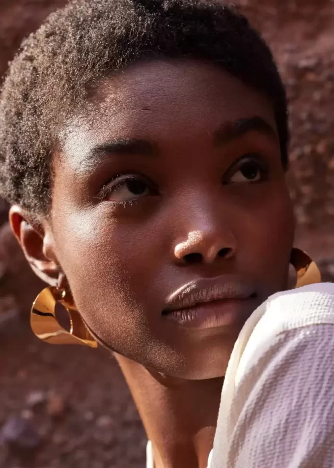 Éole Hoop Earrings Edition  24 carat gold gilded