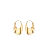 Éole Slim Hoop Earrings Edition  24 carat gold gilded