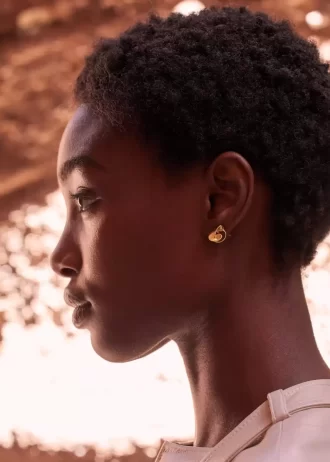 Éole Stud Earrings Edition 24 carat gold gilded Éole Stud Earrings Edition 24 carat gold gilded