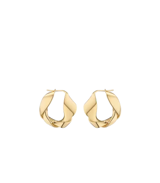 Éole Wavy Hoop Earrings Edition gilded edition Éole Wavy Hoop Earrings Edition gilded edition