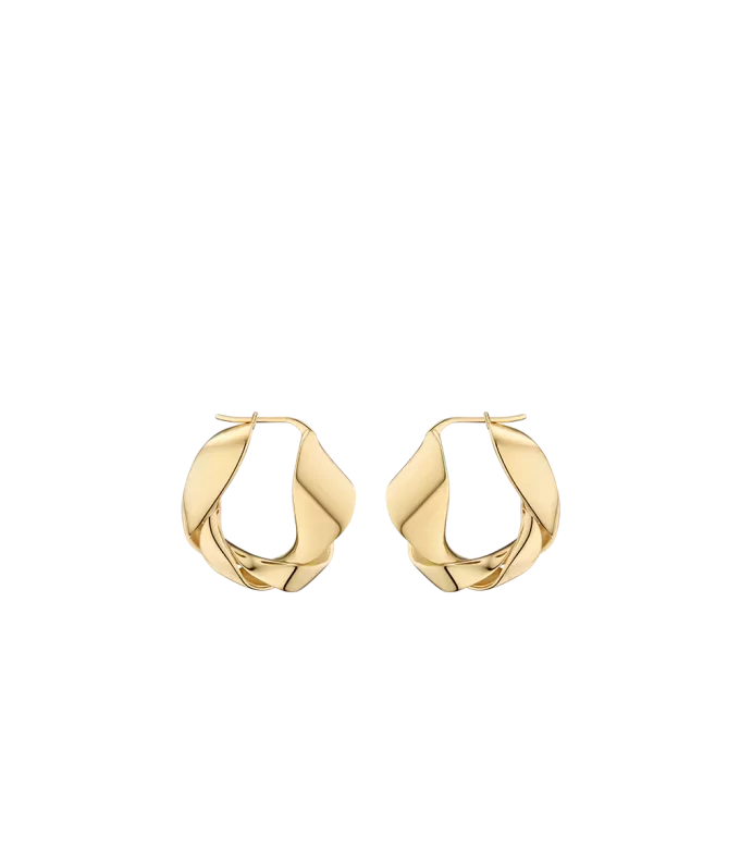 Éole Wavy Hoop Earrings Edition gilded edition