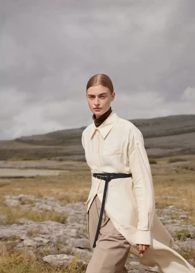 Thin Umi Belt Edition  Black Lizard Print