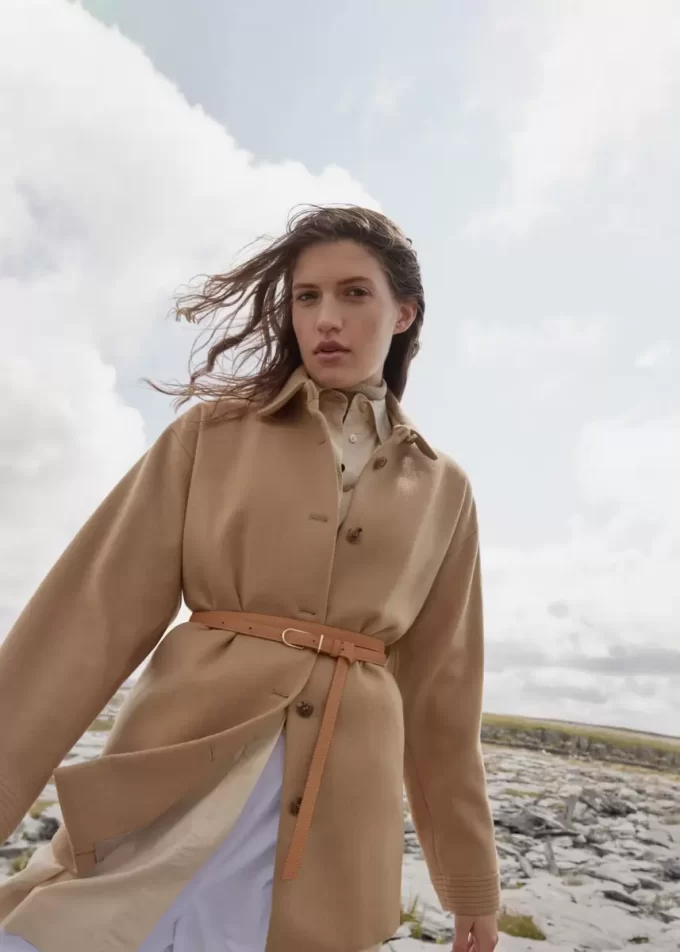 Thin Umi Belt Edition Textured Camel Thin Umi Belt Edition Textured Camel