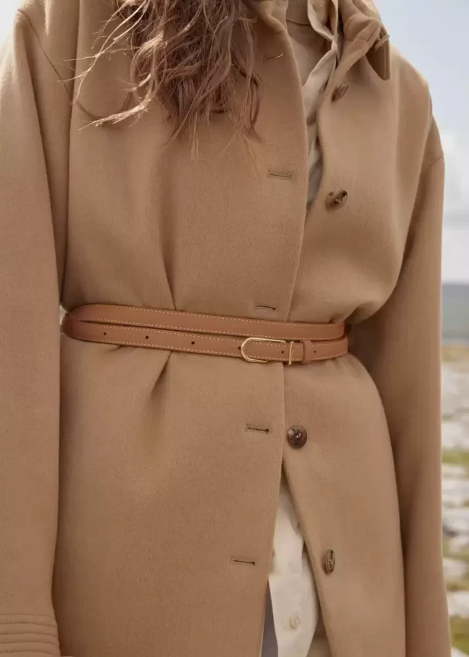 Thin Umi Belt Edition Textured Camel Thin Umi Belt Edition Textured Camel