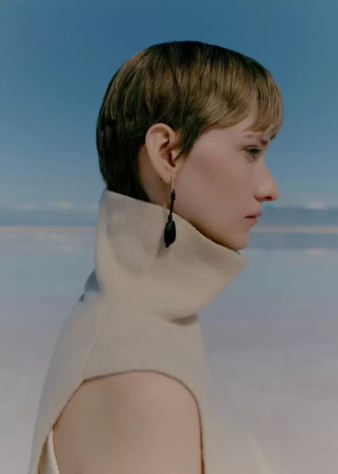 Téré Drop Earrings Edition  Black Marble