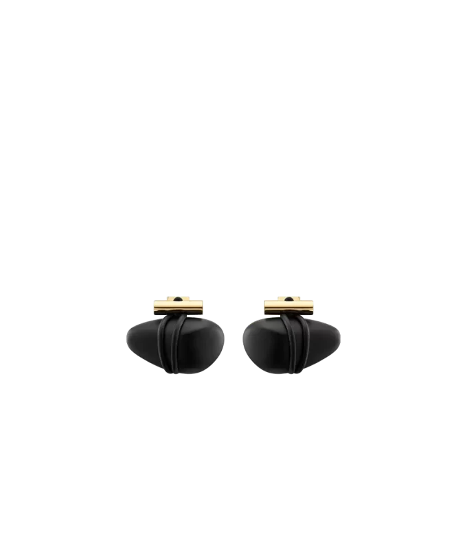 Téré Stud Earrings Edition  Black Marble